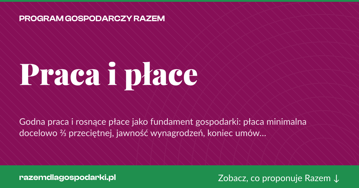 Karta social do udostępnienia: Praca i płace